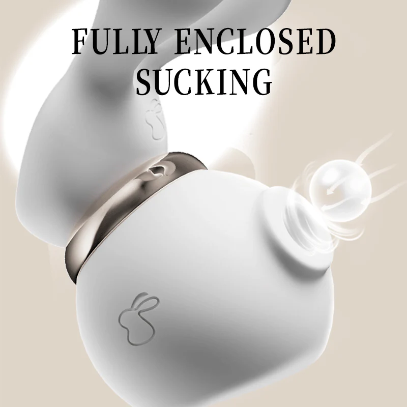 主图-03 Split Rabbit Vibrating ClitoralSucking Vibrator