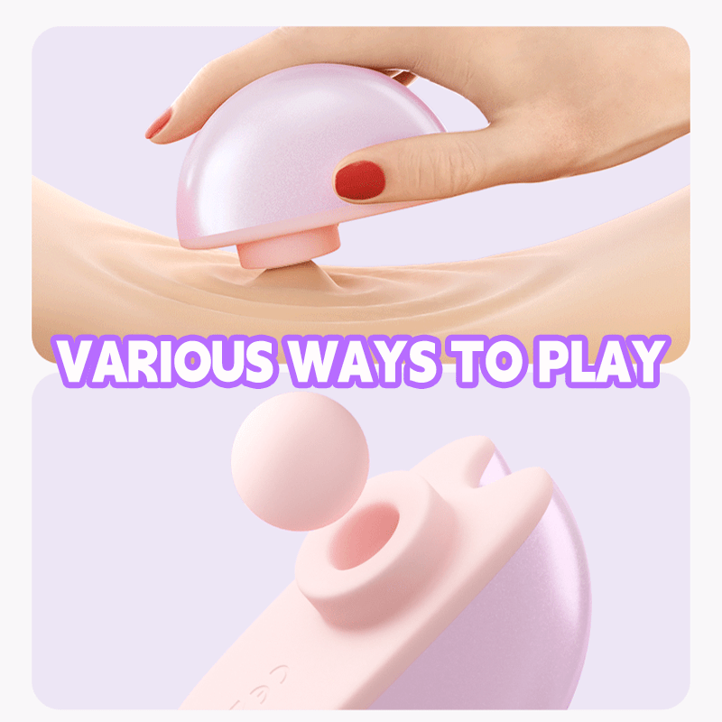 Rabbit 2 in 1 SuctionEgg Clitoral G Spot Vibrator Set