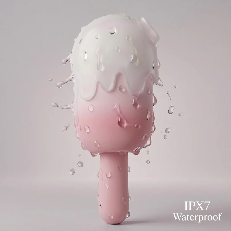 Ice Cream Suction & Vibration with silicone Cap
