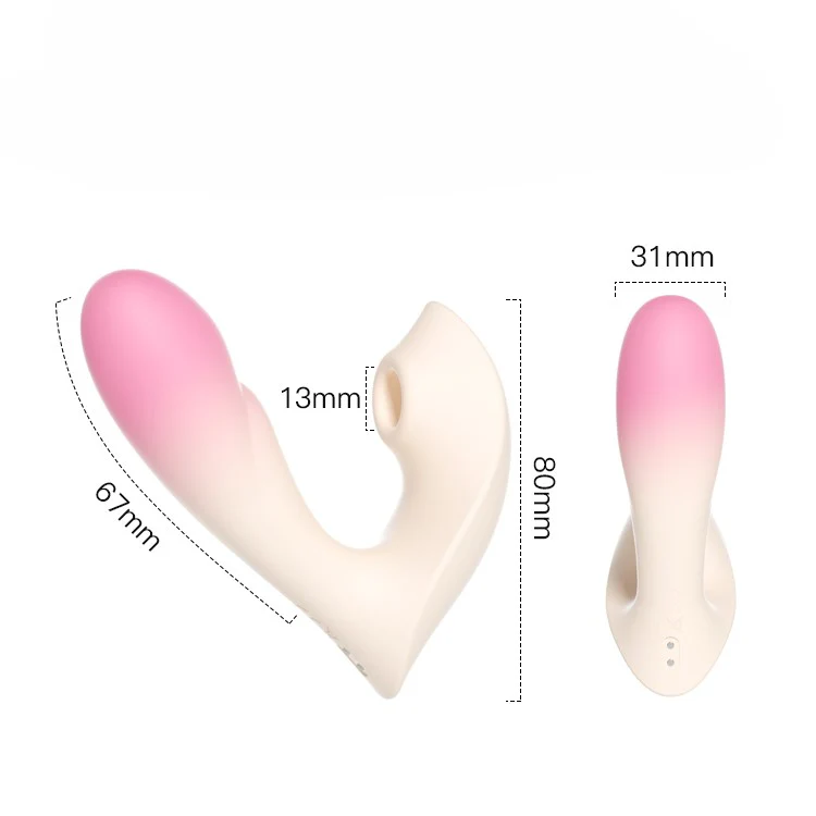Clit Sucking & G-Spot Thrusting Wearable Vibrator