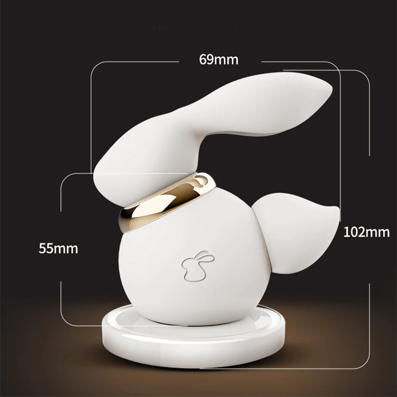 主图-07 Split Rabbit Vibrating ClitoralSucking Vibrator