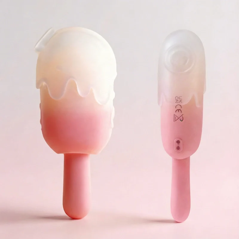 Ice Cream Suction & Vibration with silicone Cap