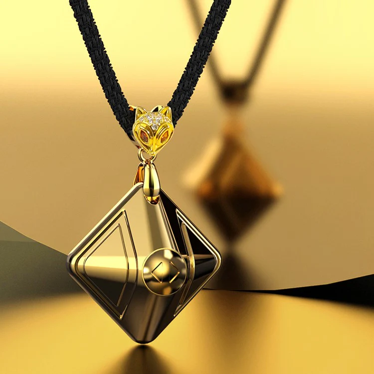 主图-09 Gold Cube Metal Pendant Clit Vibrating Egg
